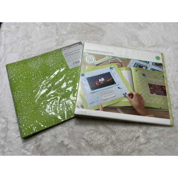 Green Classic Scrapbook Kit By Martha Stewart lot - Picture 1 of 15